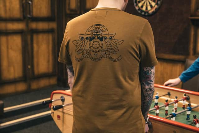 The Leeds Collection rubber t-shirt, available for purchase at Brudenell Social Club. Pic: Admiral.