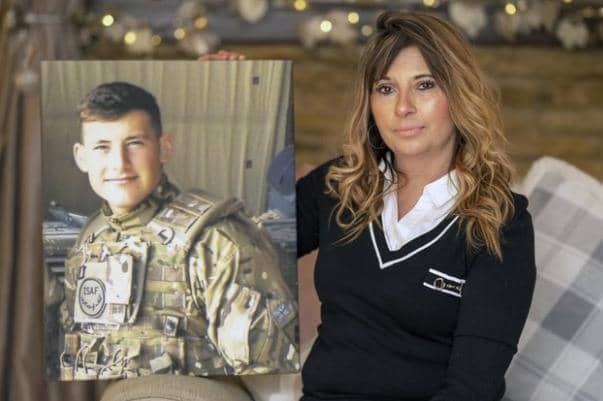 Nathalie Bouzigues, mother of soldier Corporal Jake Hartley