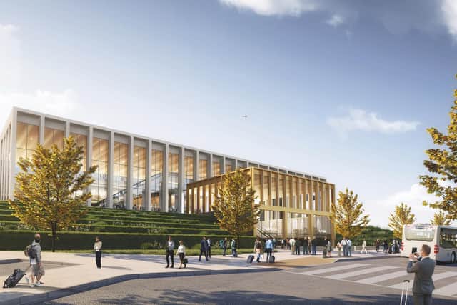 An artist's impression of how the £150m terminal would have looked.