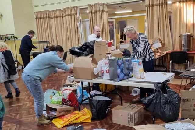 Magdalena praised the volunteers who have helped her collect and send supplies to Poland