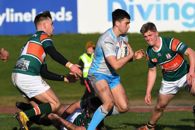 Jack Sinfield is in the Leeds Rhinos academy squad to face Newcastle Thunder tonight. Picture: Jonathan Gawthorpe.