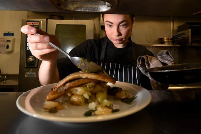 Maila's love for pasta dishes and Italian food, as well as seasonal produce, made her the perfect match for Salute at the White Swan (Photo: Simon Hulme)