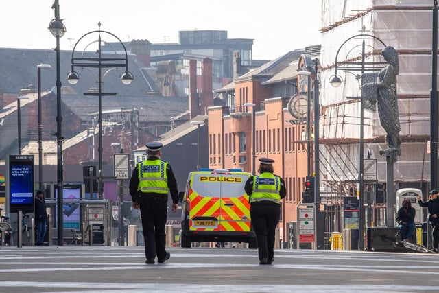 There were 322 offences recorded in Leeds City Centre