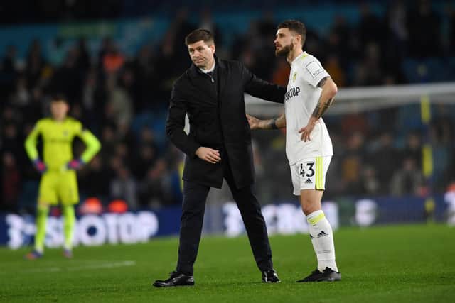 KNOCKOUT BLOW - Steven Gerrard was delighted with Aston Villa's performance in their 3-0 win over Leeds United at Elland Road. Pic: Jonathan Gawthorpe