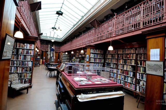 The library is the oldest surviving private subscription library in the UK. Picture: James Hardisty.