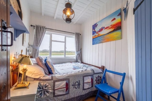 The second bedroom is a double room with views over the reserve.