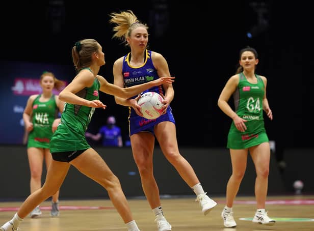 LEARNING CURVE: Leeds Rhinos co-captain Jade Clarke in action against Celtic Dragons. Picture: Jan Kruger/Getty Images.