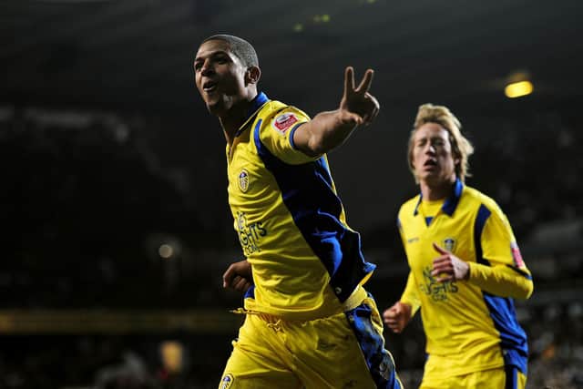 Jermaine Beckford celebrates after scoring from the penalty spot to level the scores 2-2 deep in injury time during the FA Cup fourth round clash against Tottenham Hotspur at White Hart Lane in January 2010. PIC: Getty