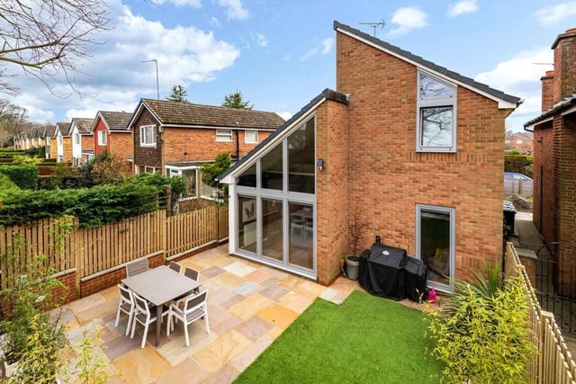 It has an Indian stone patio and pet friendly Astro turf is the perfect area for alfresco dining.