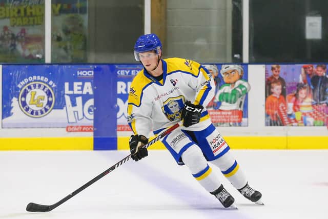 BACK IN THE FRAME: Defenceman Ross Kennedy looks set to return for Leeds Knights to face Milton Keynes Lightning after missing last weekendPicture: Andy Bourke/Podium Prints