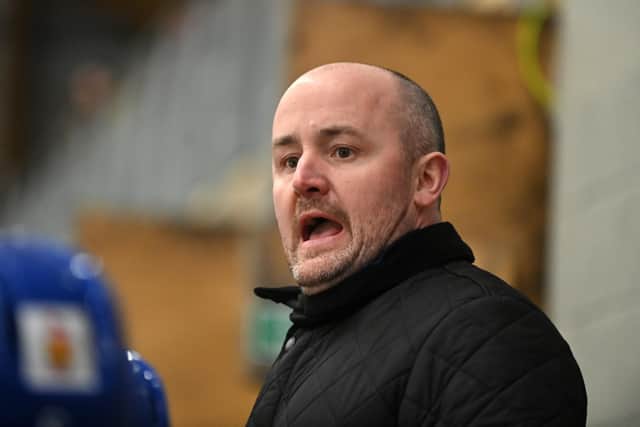 Ryan Aldridge - head coach of Leeds Knights Picture Bruce Rollinson