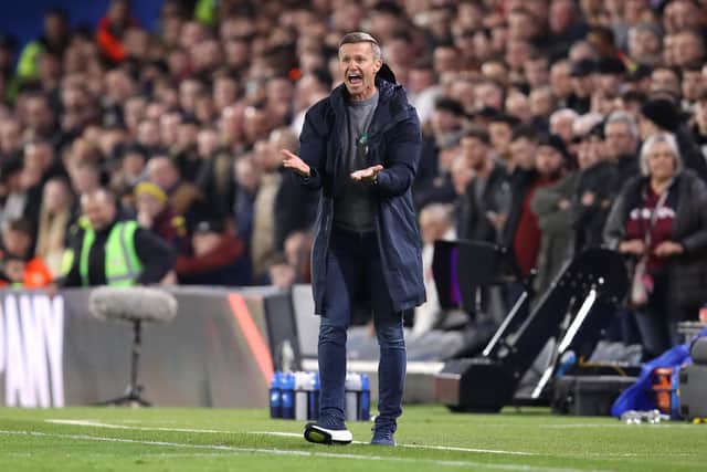 DIFFICULTIES: For new Leeds United head coach Jesse Marsch, above, highlighted by Norwich City boss Dean Smith ahead of Sunday's showdown between the Whites and the Canaries. Photo by George Wood/Getty Images.