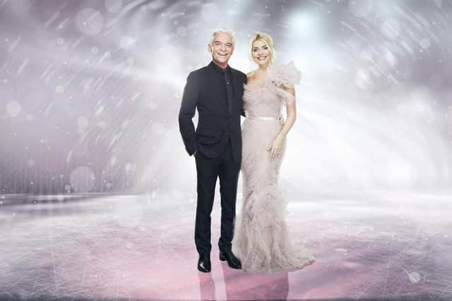 hoto from Dancing on Ice. Pictured: Phillip Schofield, Holly Willoughby.