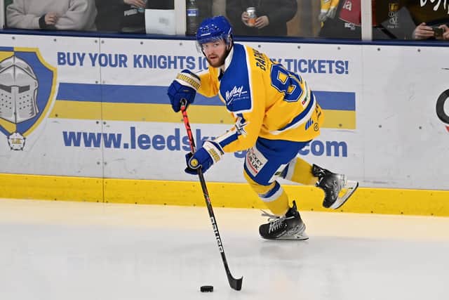 Adam Barnes was again on form for Leeds Knights - scoring three goals and two assists in the weekend wins over Milton Keynes Lightning Picture: Bruce Rollinson