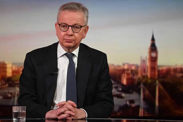 Levelling Up Secretary Michael Gove unveiled a Homes for Ukraine scheme this morning in a bid to help tens of thousands of people fleeing their homeland in the wake of Vladimir Putin's war. Photo: BBC/Jeff Overs