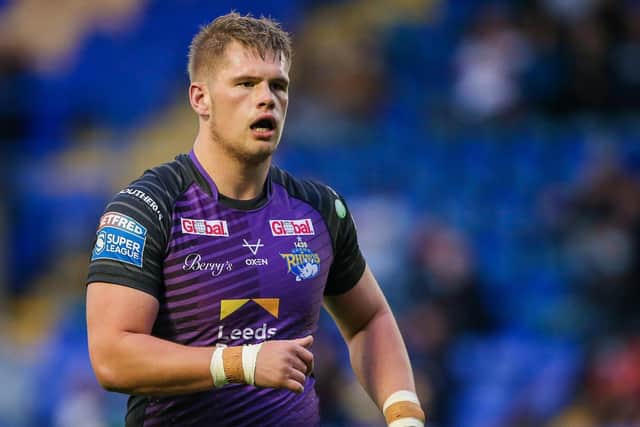 Leeds Rhinos prop Tom Holroyd is on the long-term injury list, adding to the Headingley club's front-row problems. Picture: Alex Whitehead/SWpix.com.