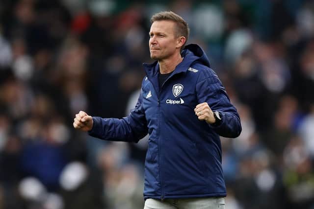 Leeds United boss Jesse Marsch. Pic: George Wood.