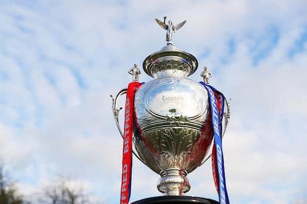 The Betfred Challenge Cup. Picture by Alex Whitehead/SWpix.com.