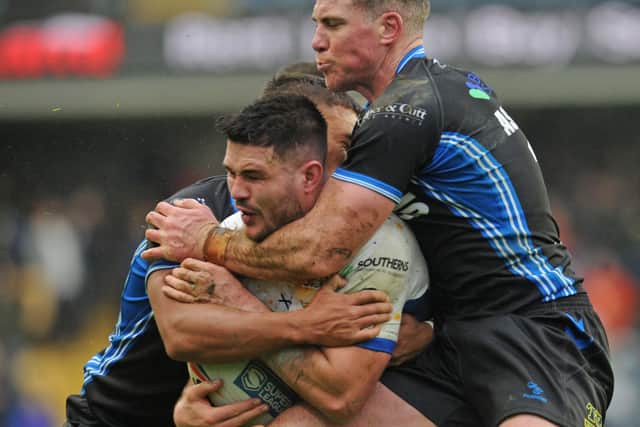 Back-from-suspension pack man James Bentley is a welcome addition to Leeds Rhinos' squad to face Salford Red Devils says captain Kruise Leeming. Picture: Steve Riding.