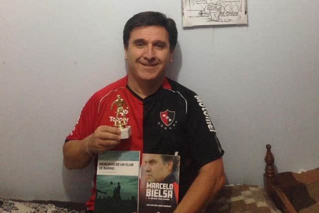 Luis has written two books and a poem about Marcelo Bielsa