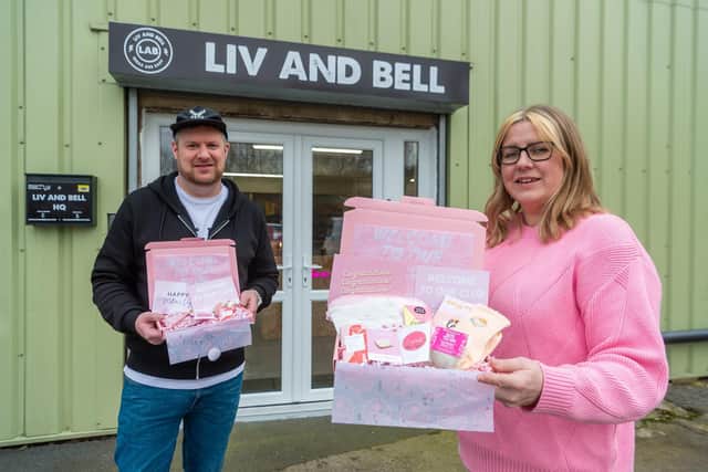 Dan and Katie Seviour launched their letterbox gifting company, Cosy Treat Club, in December (Photo: James Hardisty)