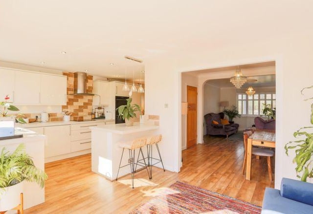 The Kitchen itself is superbly presented with a range of fitted units and some appliances.