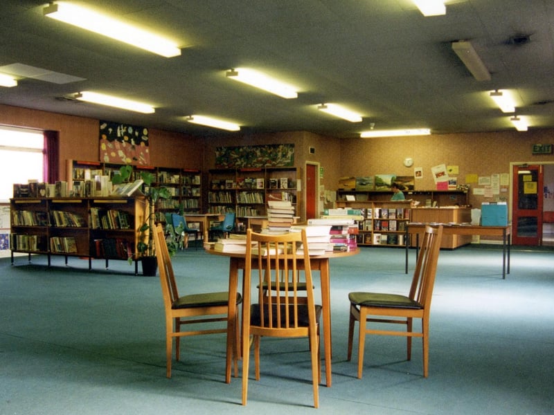 Inside Eastleigh Branch Library on Eastleigh Drive. It has since closed and replaced by a newly built library at 213a Bradford Road, next to the health centre, known as Ardsley and Tingley Library.