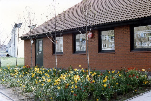 The former Richmond Hill Branch Library on York Road. It opened in 1983 and in 1995 was relocated to new premises in Richmond Hill Sports Centre on Pontefract Lane.
