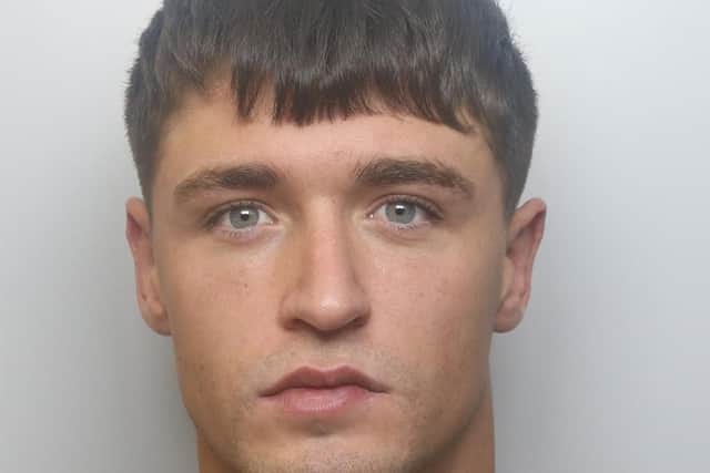 Robert Wingate, 23, of The Oaks in Belle Isle, was jailed for four counts of breaching a restraining order and two counts of assault by beating.