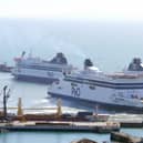 P&O Ferries has suspended sailings ahead of a “major announcement”. PA.