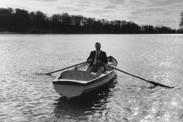 This is Leeds businessman Michael Durkin was was reliving a childhood dream in March 1993 after council chiefs gave him the go-ahead to put boats back on Waterloo Lane in Roundhay Park.