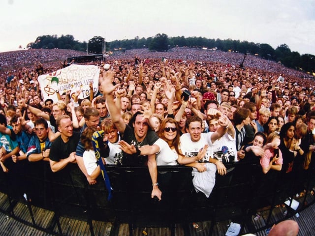 Thousands enjoyed a concert by rock legends U2 in August 1993.