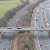 The A1(M) has been closed heading southbound at junction 41
