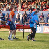 Bill Tupou was injured in a game agianst Castleford last June. Picture by Tony Johnson.