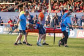 Bill Tupou was injured in a game agianst Castleford last June. Picture by Tony Johnson.