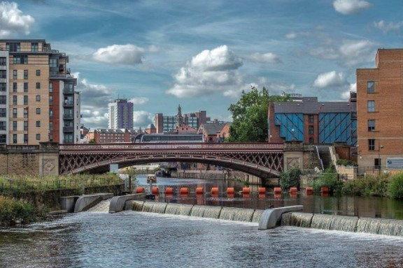 The 71-mile-long River Aire passes through Leeds city centre and 38 other settlements on its way to the River Ouse. PIC: Jonny Wolfe