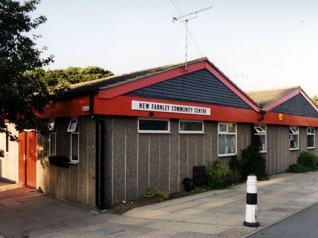 New Farnley Community Centre on Low Moor Side, which in `1995 also housed New Farnley Branch Library.