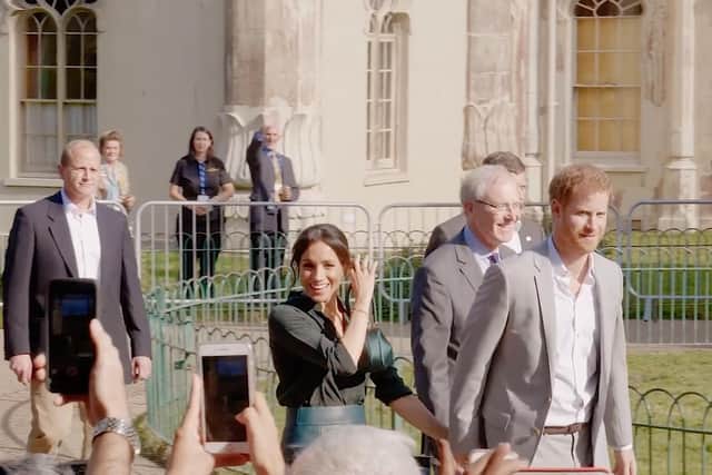 A new documentary hosted on our video hub charts the romance between Prince Harry and Meghan Markle. Picture: Latest TV
