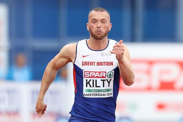 Umar Hameed's friend and training partner Richard Kilty. Picture: Martin Rickett/PA Wire.
