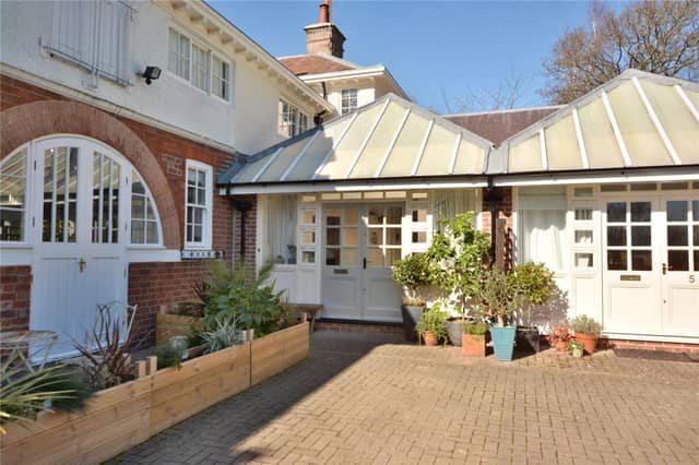 Take a look inside this modern townhouse within a Edwardian former stable block is on the market in Chapel Allerton, Leeds.
