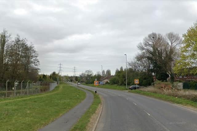 Stranglands Lane, near Ferrybridge, where the crash took place (Photo: Google)