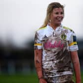 Leeds United's Laura Bartup was unfortunate to score Newcastle United's second in the 2-0 defeat at Tadcaster. Picture: courtesy Leeds United.