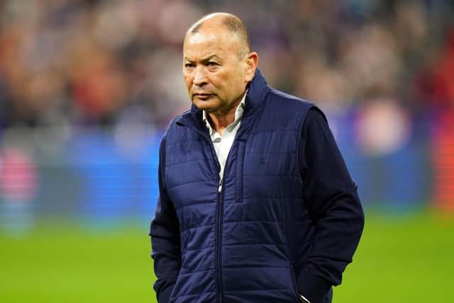 UNDER PRESSURE: England head coach Eddie Jones - pictured at the Stade de France Picture: Adam Davy/PA