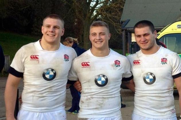 England's U-18s front row from 2013/14.