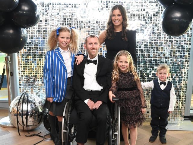 Rob was diagnosed with MND in 2019, and since then his family has worked tirelessly to help raise awareness and funds for the Leeds Hospitals Charity’s appeal. Picture: Gerard Binks.