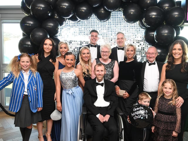 Celebrities danced the night away at the event, which took place at Headingley Stadium on Saturday March 19. Picture: Gerard Binks.