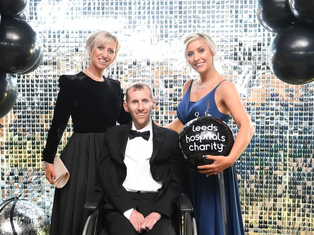Rob Burrow’s sisters Joanne Hartshorne and Claire Burnett created the idea of the star-studded Burrow Strictly Ball to raise money. Picture: Gerard Binks.
