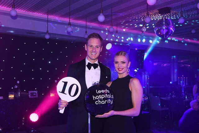 BBC Breakfast presenter Dan Walker and his Strictly partner, Nadiya Bychkova, were judges on the night and performed a special showstopping dance. Picture: Gerard Binks.