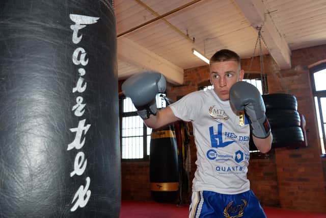 New English champion, Leeds boxer Jack Bateson. Picture: Jonathan Gawthorpe.