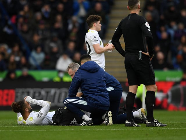 Missed a game through suspension and then at Leicester City tore his hamstring tendon and required surgery. Will be out for the season.